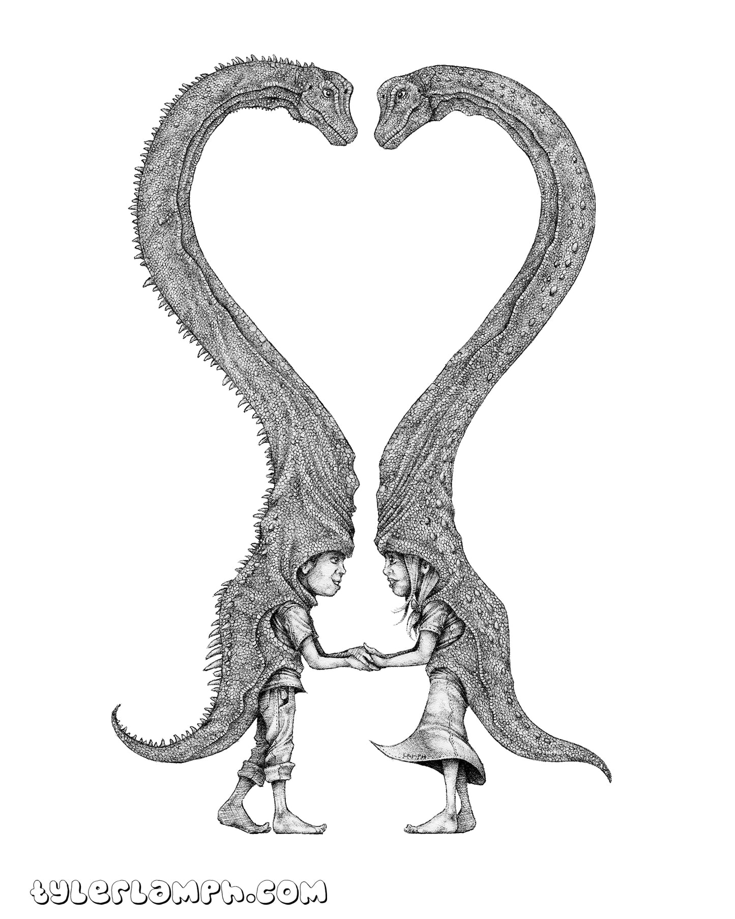 BrachiosaurUS - 11"x14"