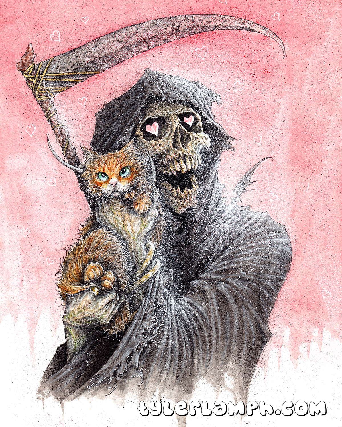 Kitty Cuddles - 8"x10"