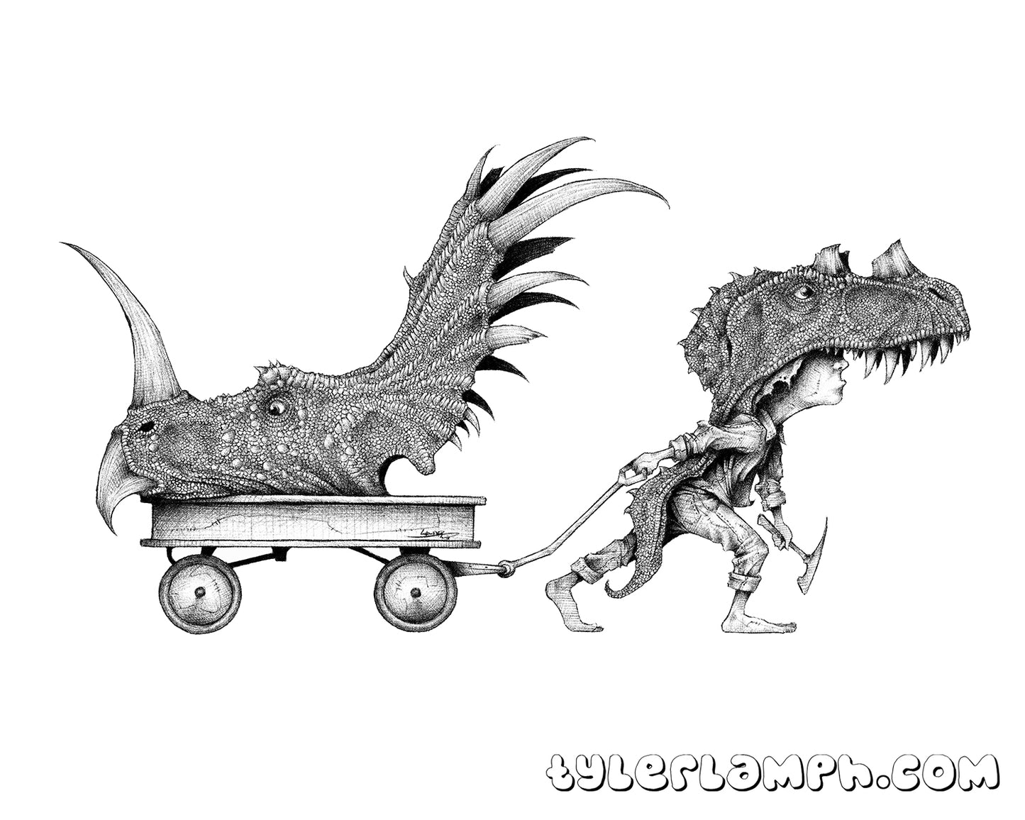 I'm A Playleontologist - 8"x10"