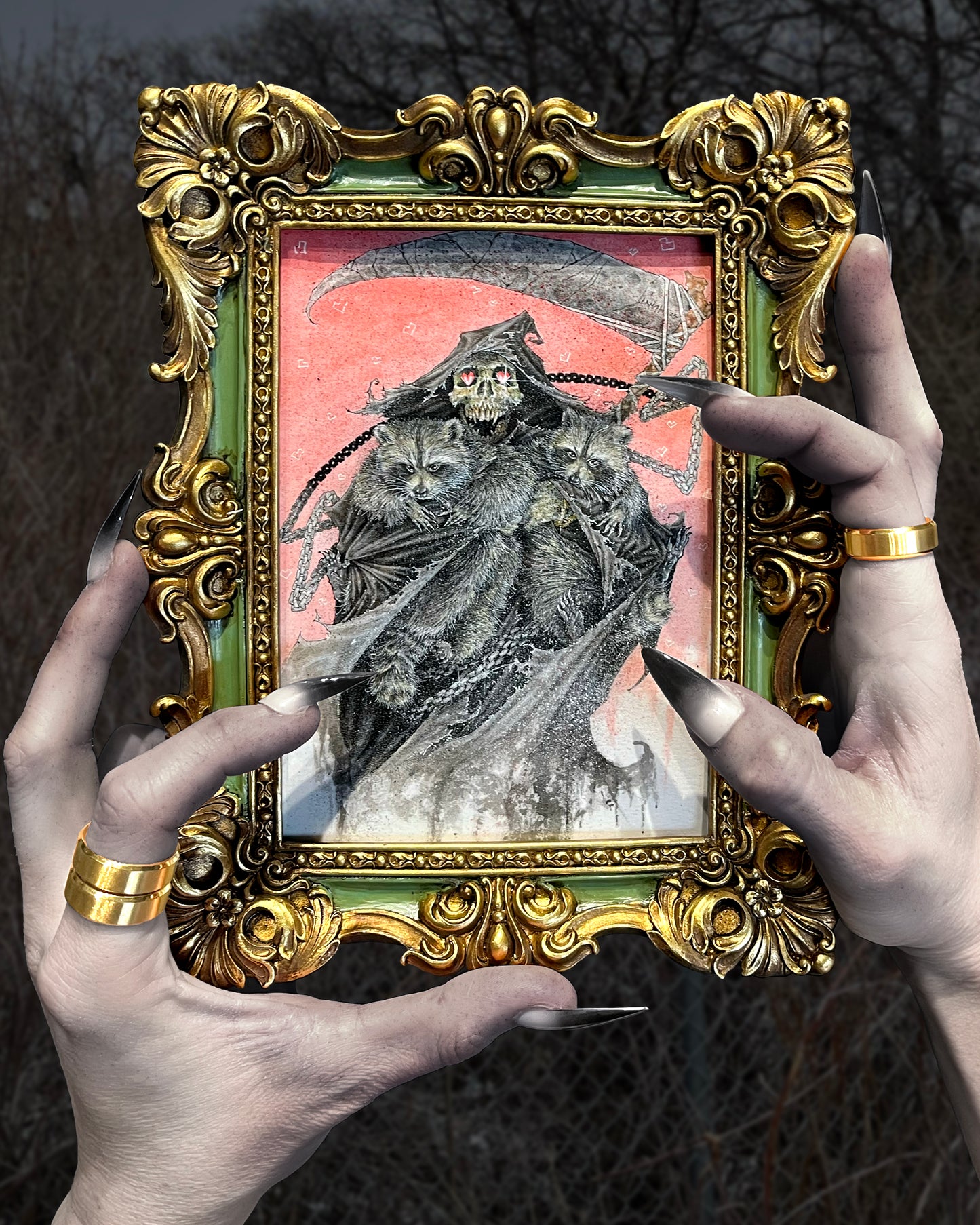 Another Man's Trash - Framed Original Artwork