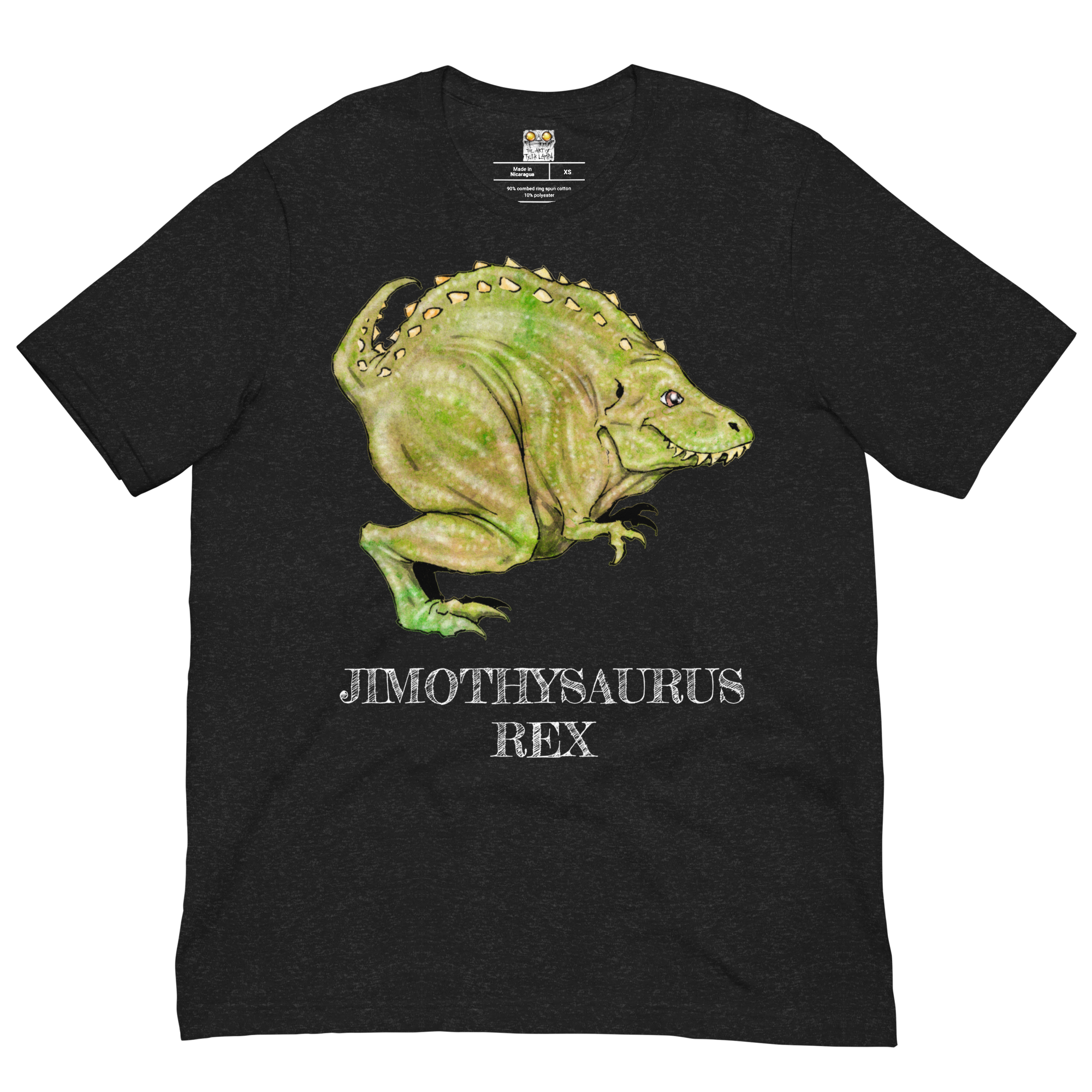 キス for AMNH T-Rex 恐竜コーチジャケット Jimothysaurus Rex T-Shirt – The Art of Tyler Lamph