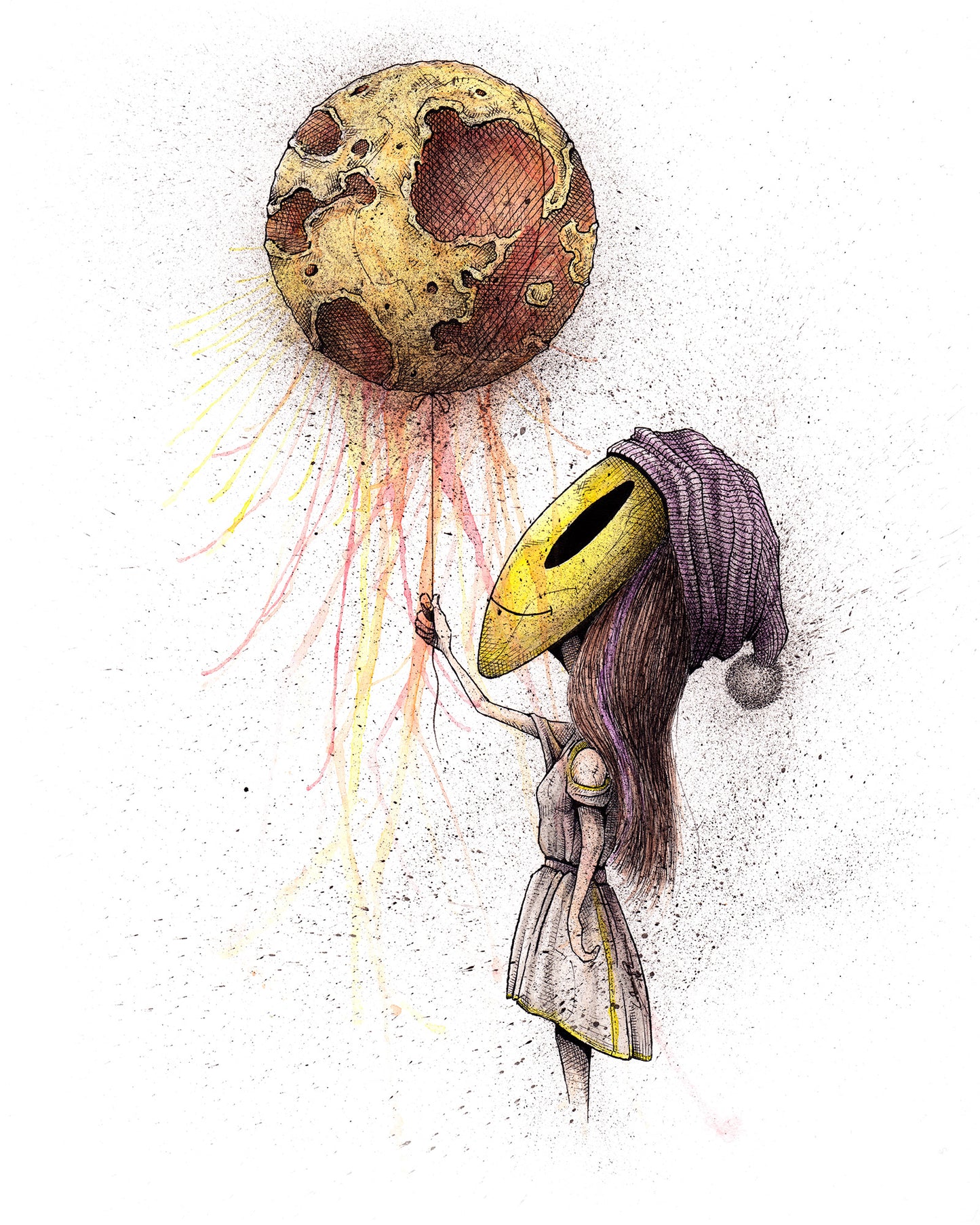 Reach For The Moon 2 - 16"x20"