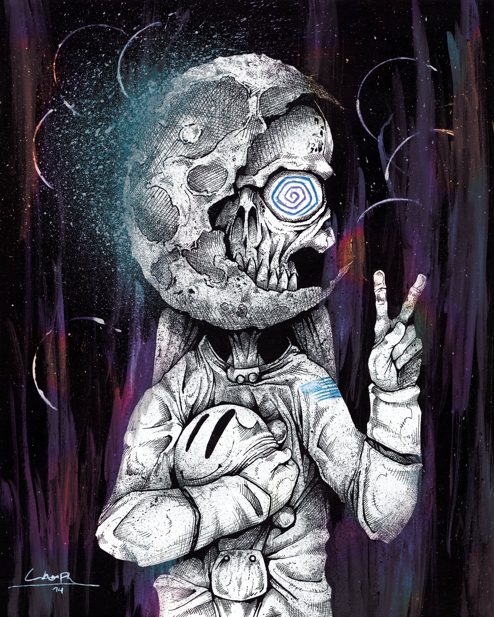 The Spaceman - 16x20 – The Art of Tyler Lamph