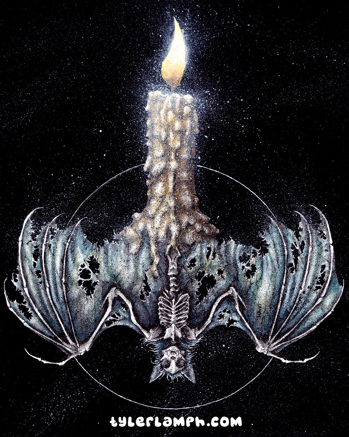 Beneath The Flame - Framed Original Artwork