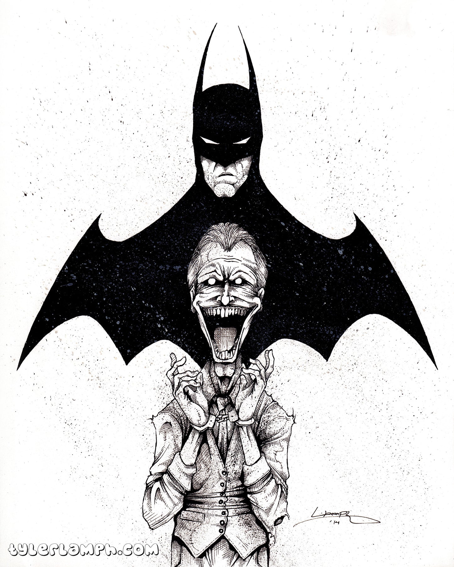 Batman & The Joker - 16"x20"