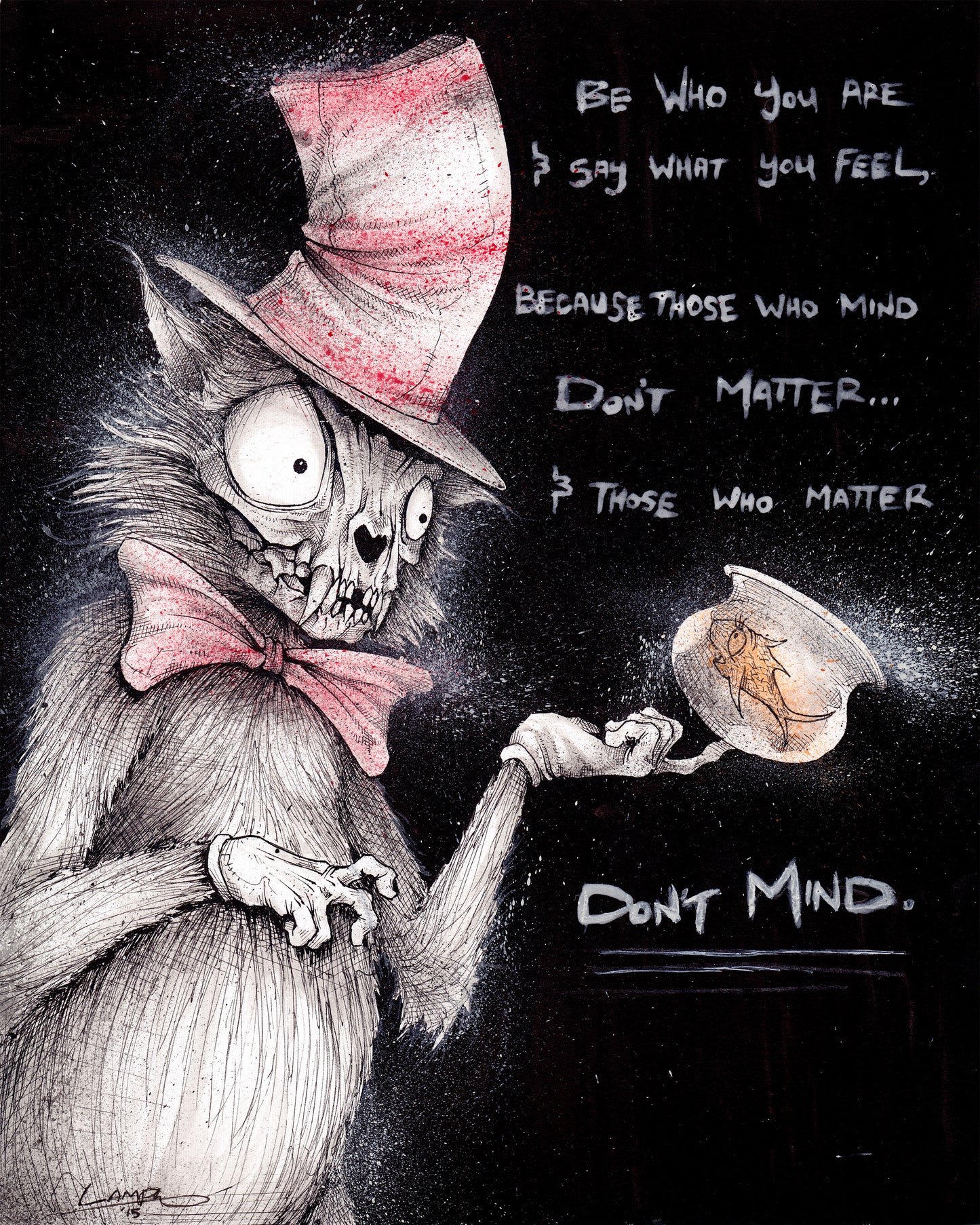 Cat In The Hat - 16"x20"