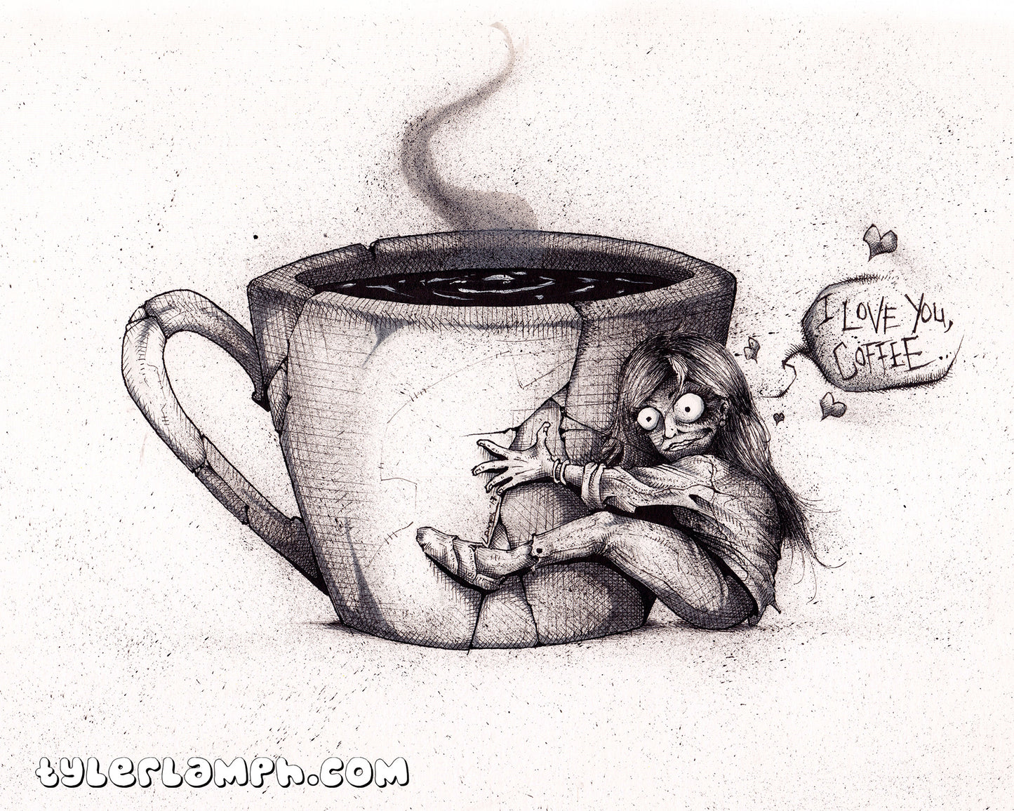 I Love You, Coffee - 16"x20"