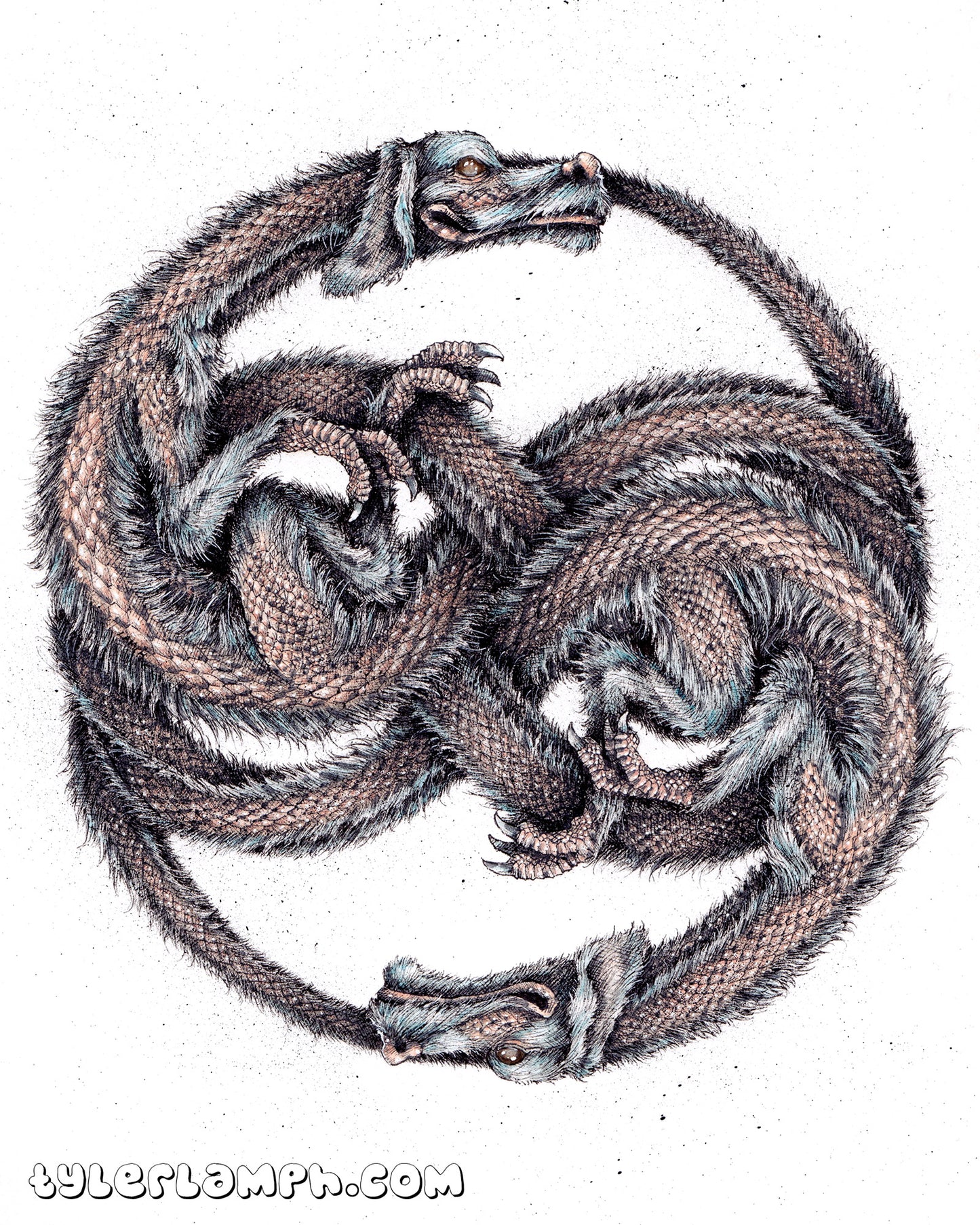 Falkor: The Luck Dragon - 16"x20"