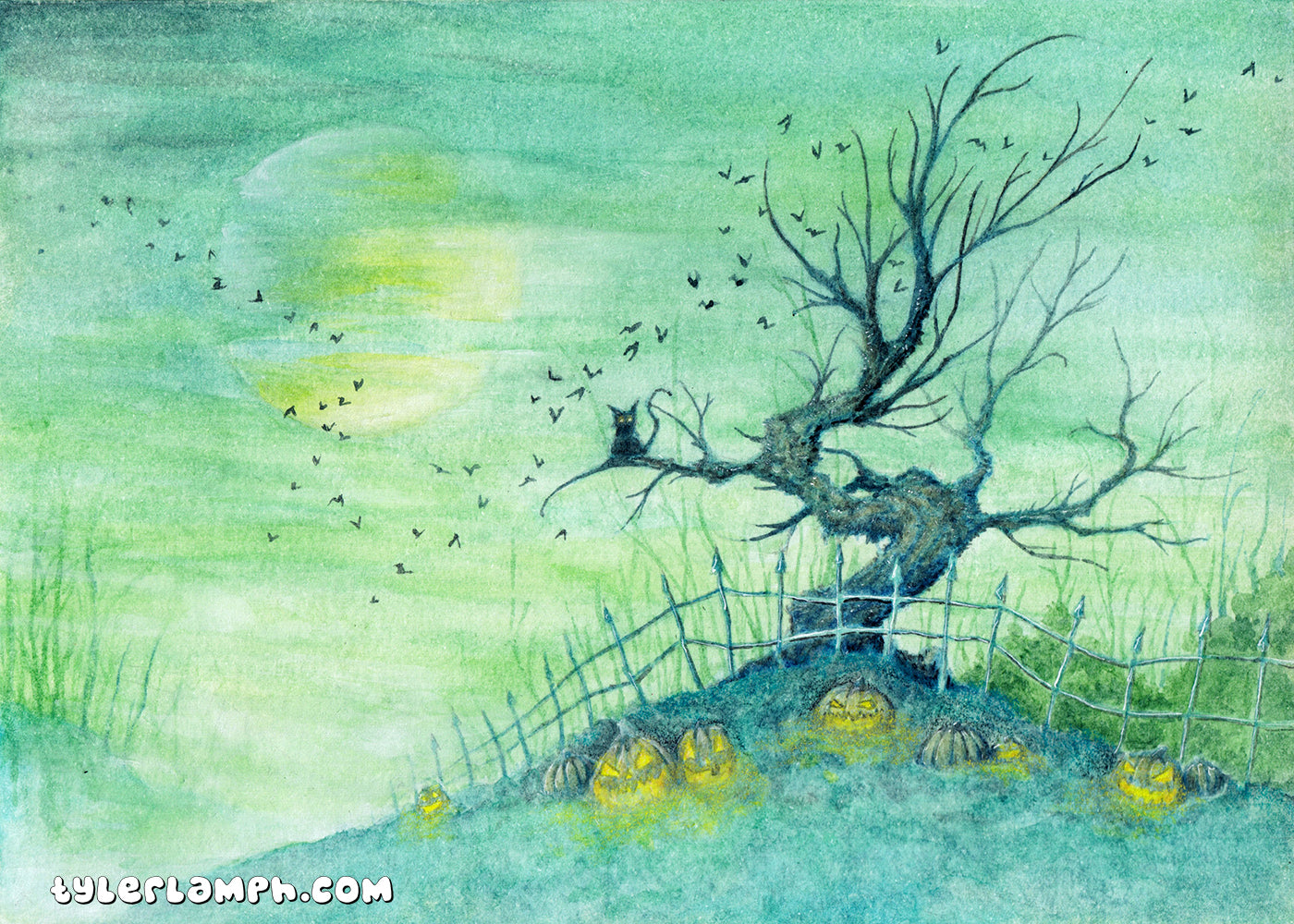 All Hallows' Eve - 16"x20"