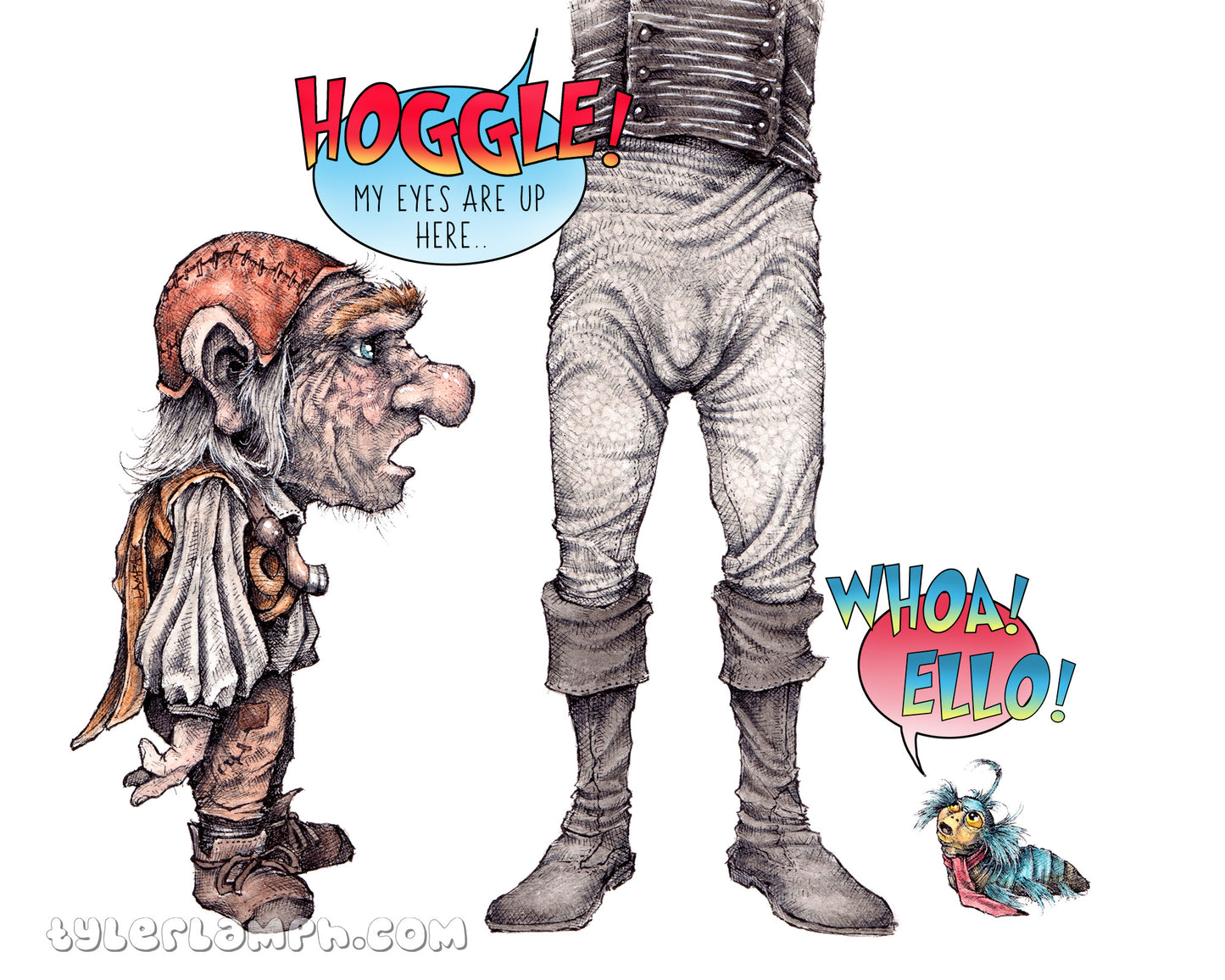 Hoggle - 16"x20"