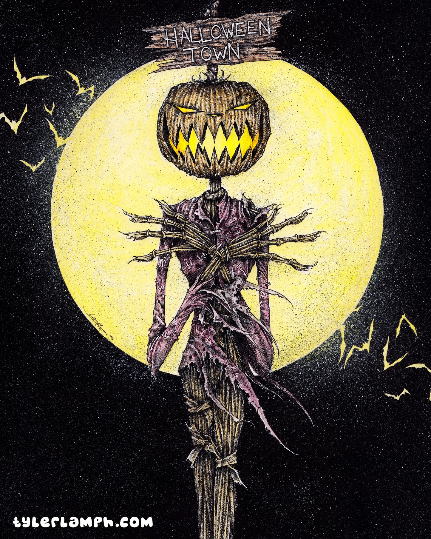 The Pumpkin King - 16"x20"