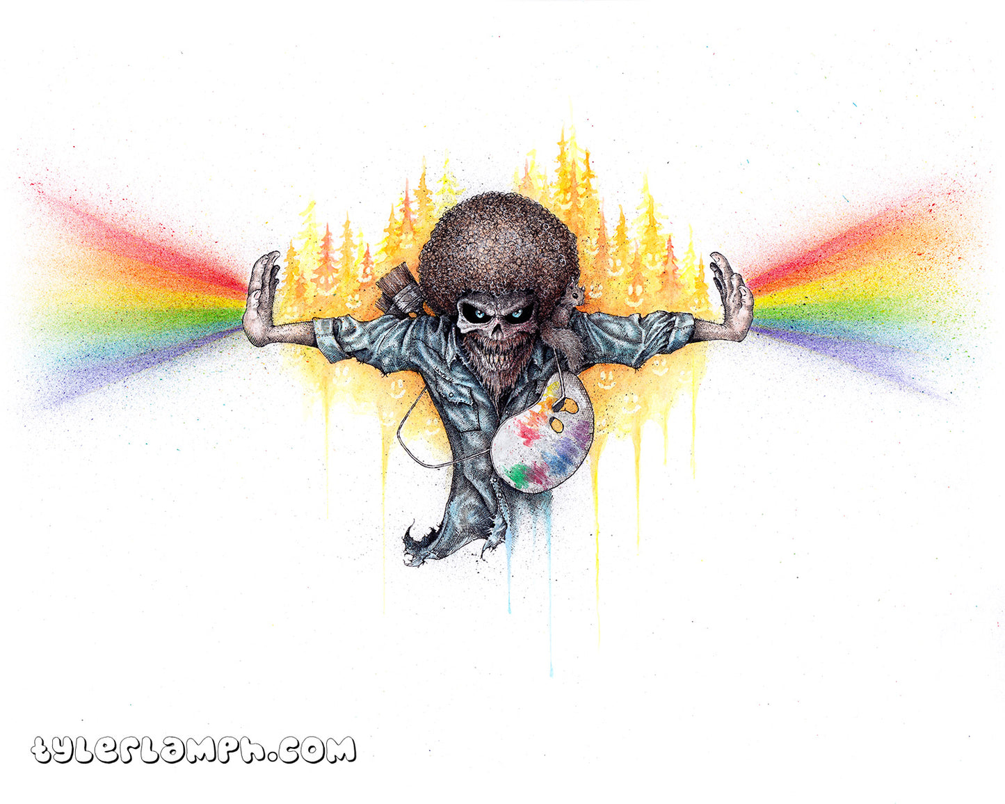 Happy Trees - 16"x20"