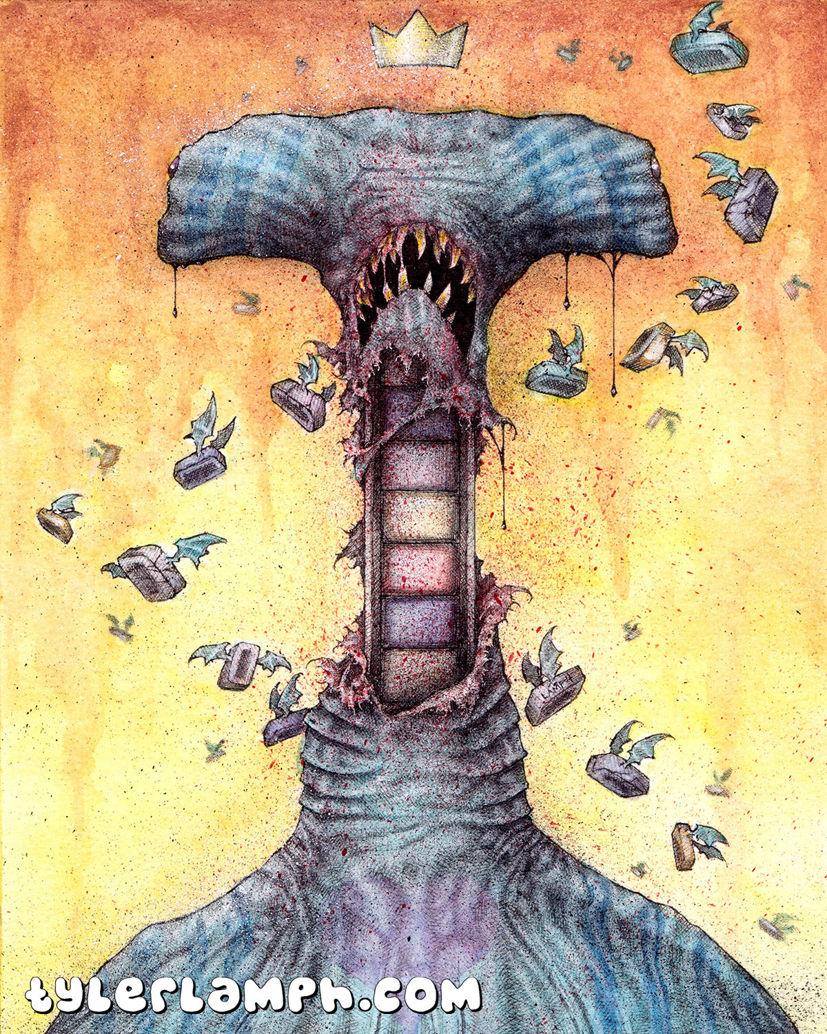 PEZ - Framed Original Artwork