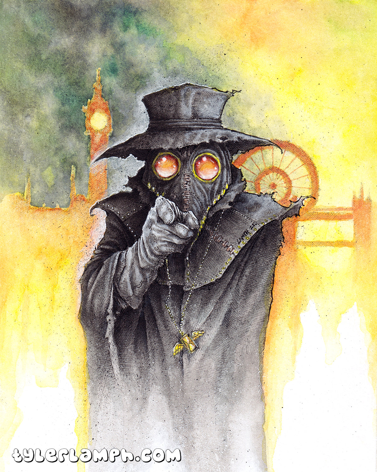 Uncle Plague - 8"x10"