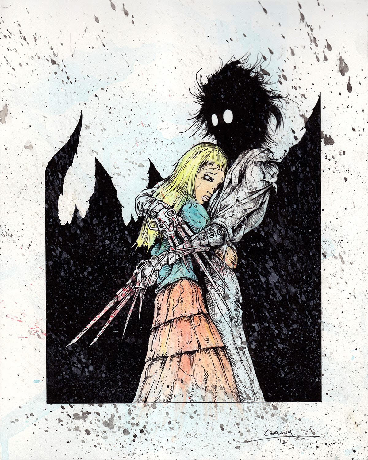 Edward Scissorhands - 16"x20"