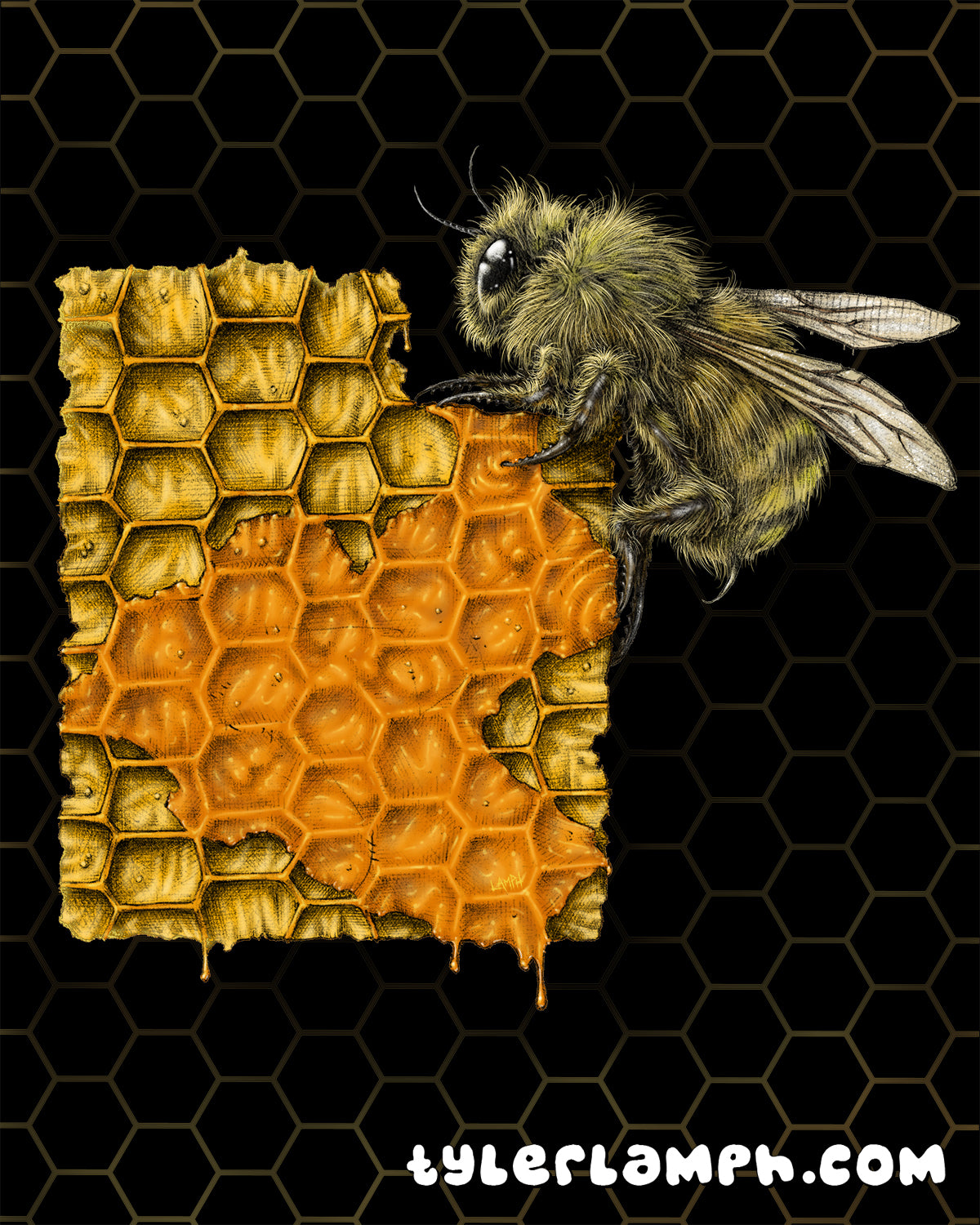 The Beehive State - 16"x20"