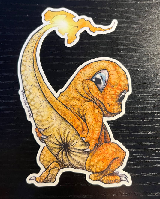 Charmandussy Sticker