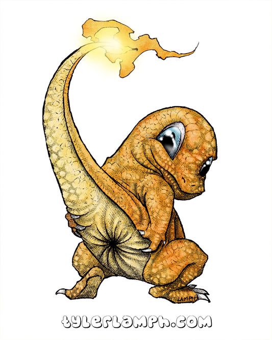 Charmandussy - 8"x10"