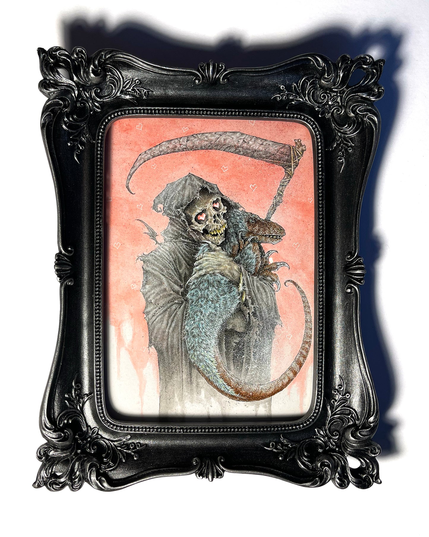 Prehistoric Lullaby - Framed Original Artwork