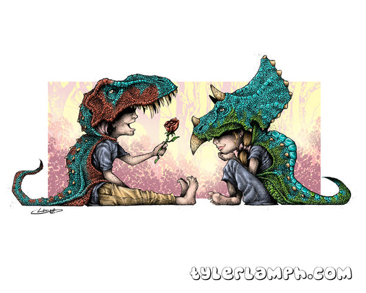 Without You, I'm A Tyrannosaurus Wreck - 16"x20"
