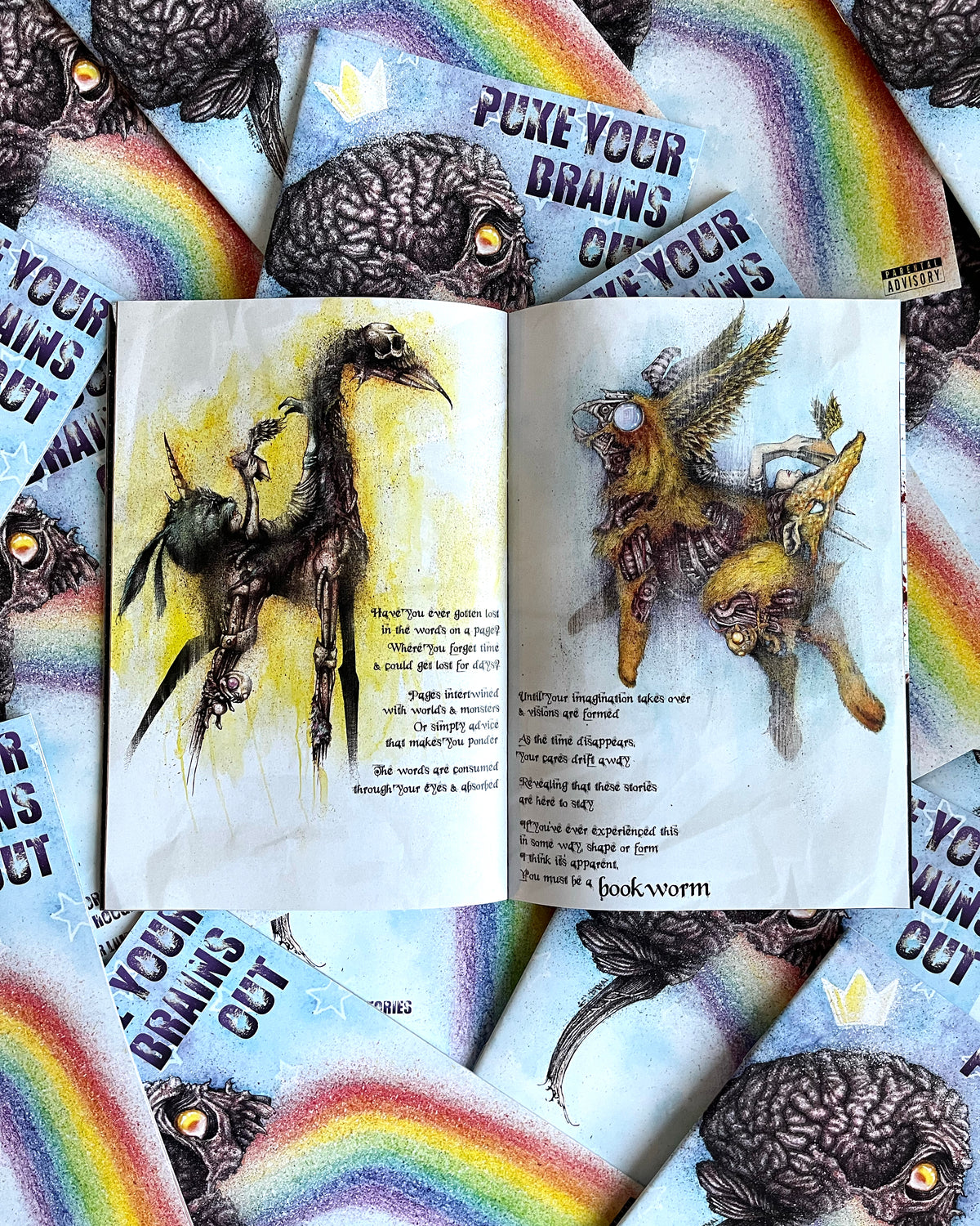 Puke Your Brains Out - Comic Book – The Art of Tyler Lamph