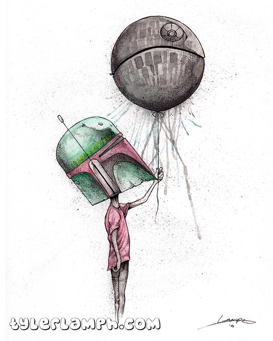 Reach For The Death Star - 16"x20"