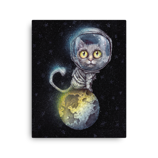 Out Of This World Pussy Canvas Print