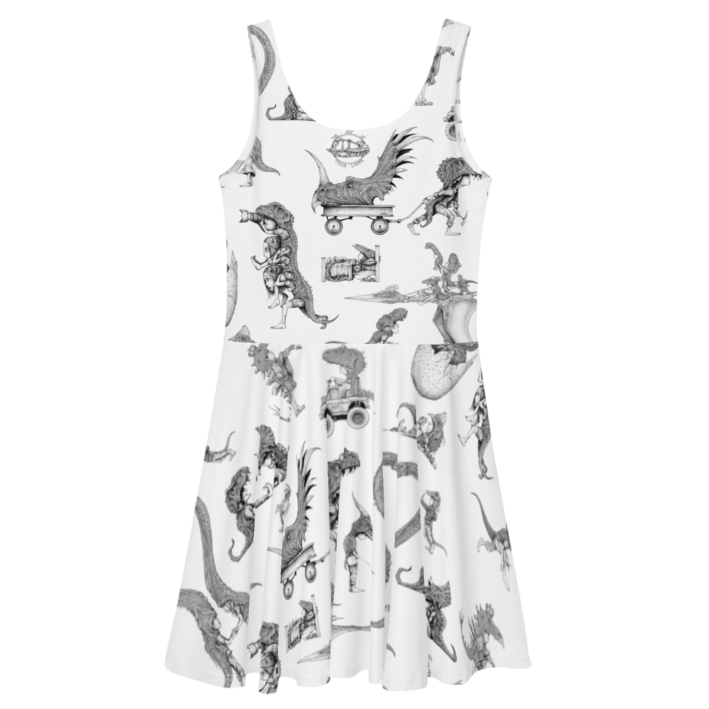 Dinosaur Fanatic Skater Dress