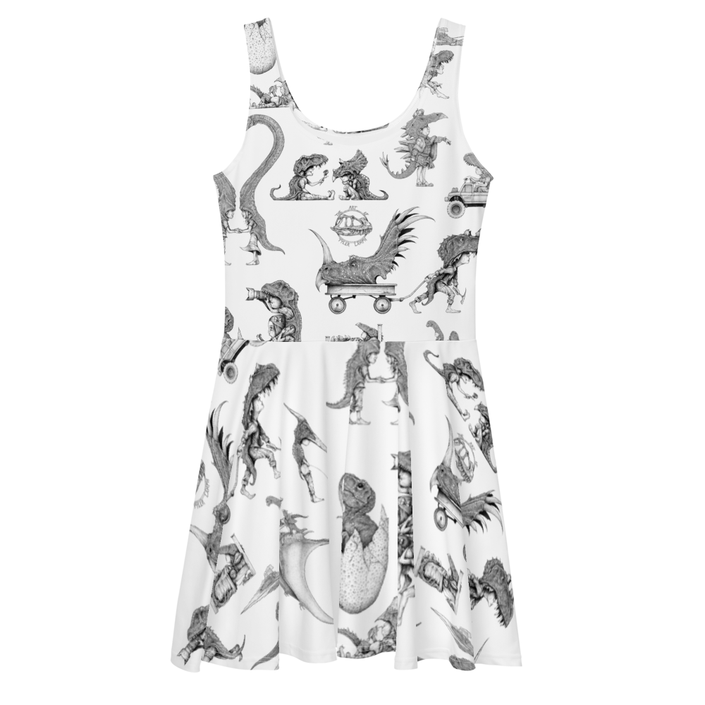 Dinosaur Fanatic Skater Dress