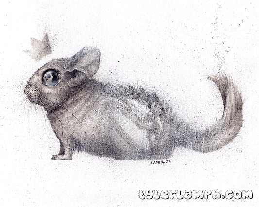 Thicc Boi Chinchilla - Original Artwork