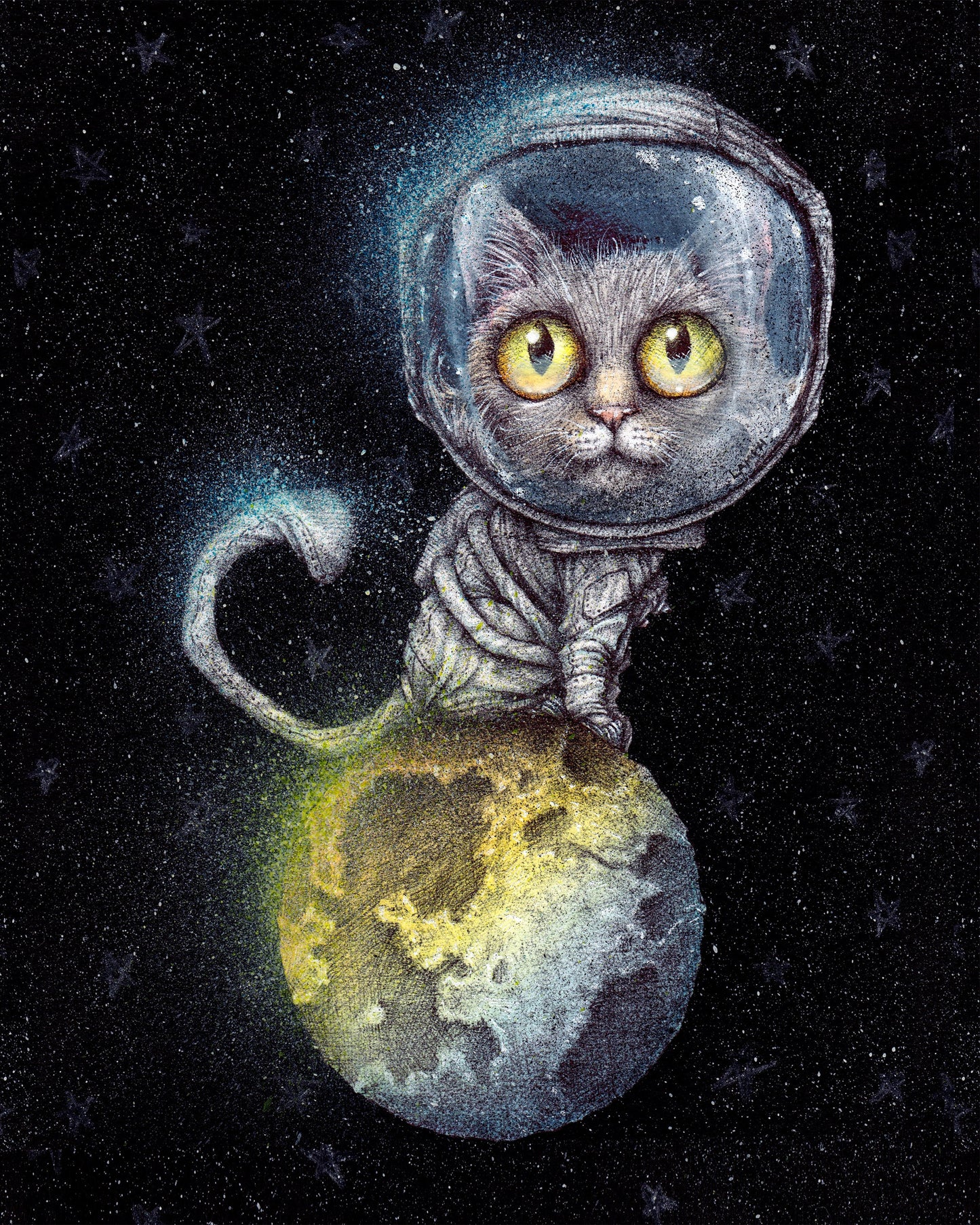 Out Of This World Pussy - 11"x14"
