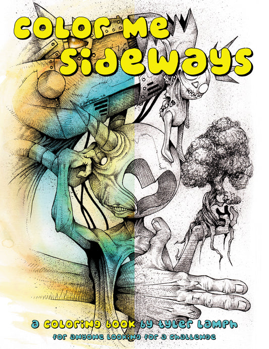 Color Me Sideways - Paperback Coloring Book