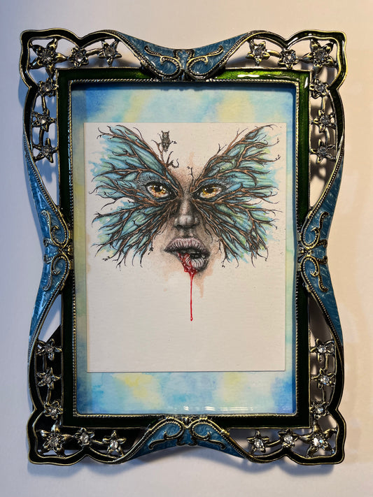 ButterflEYES - Framed Original Artwork