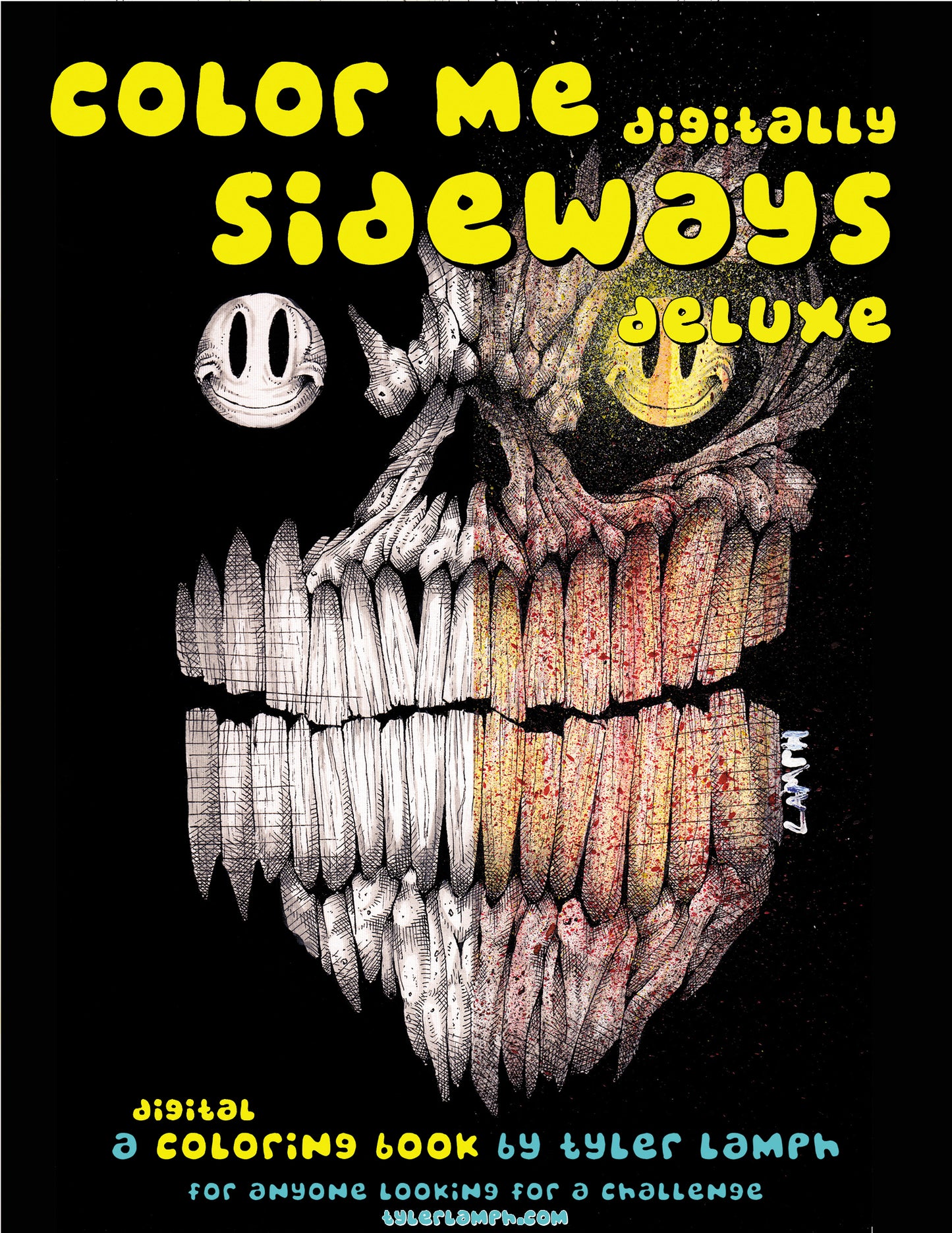 Color Me Sideways Deluxe - Digital Download Coloring Book