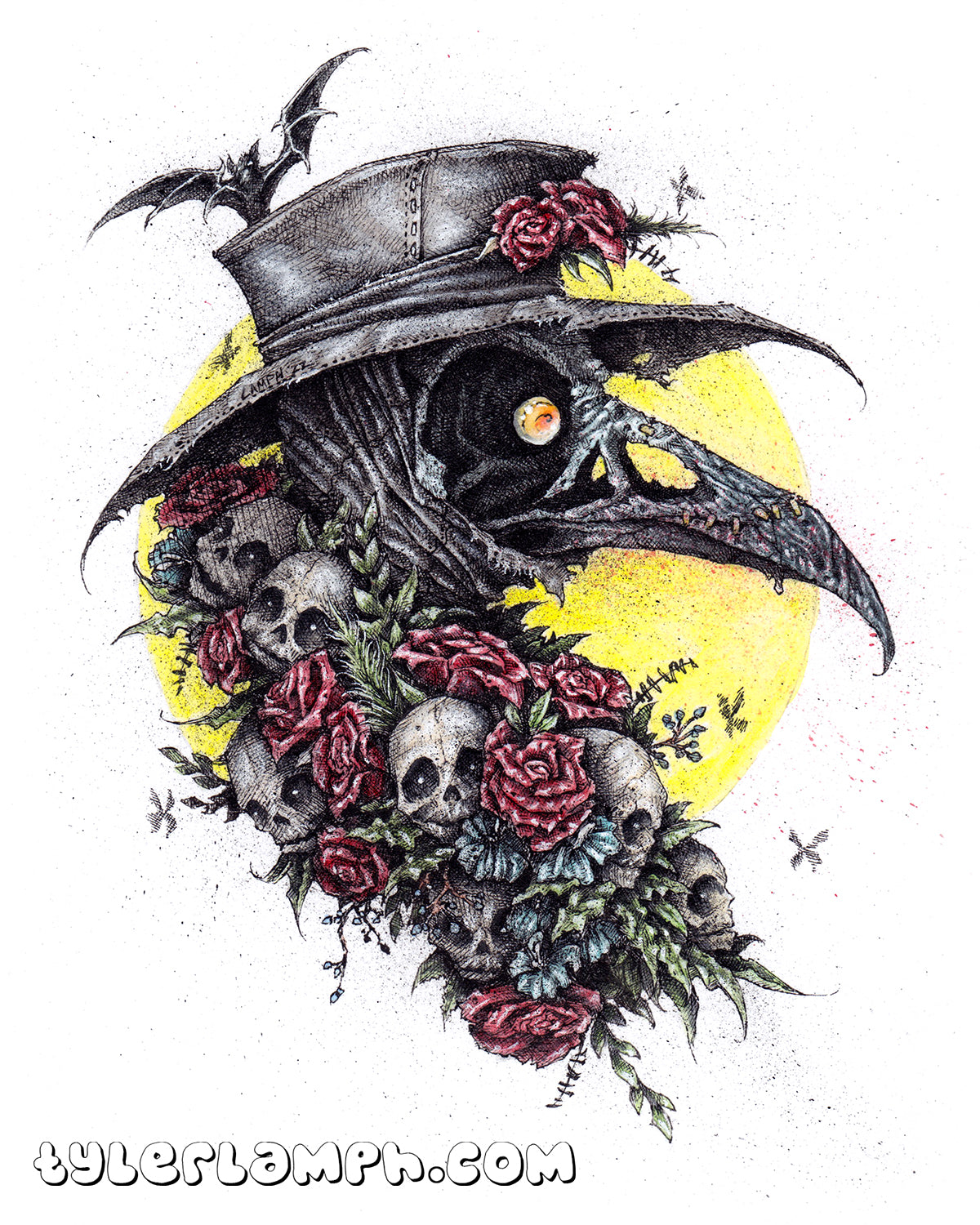 Plague Doctor - 16"x20"